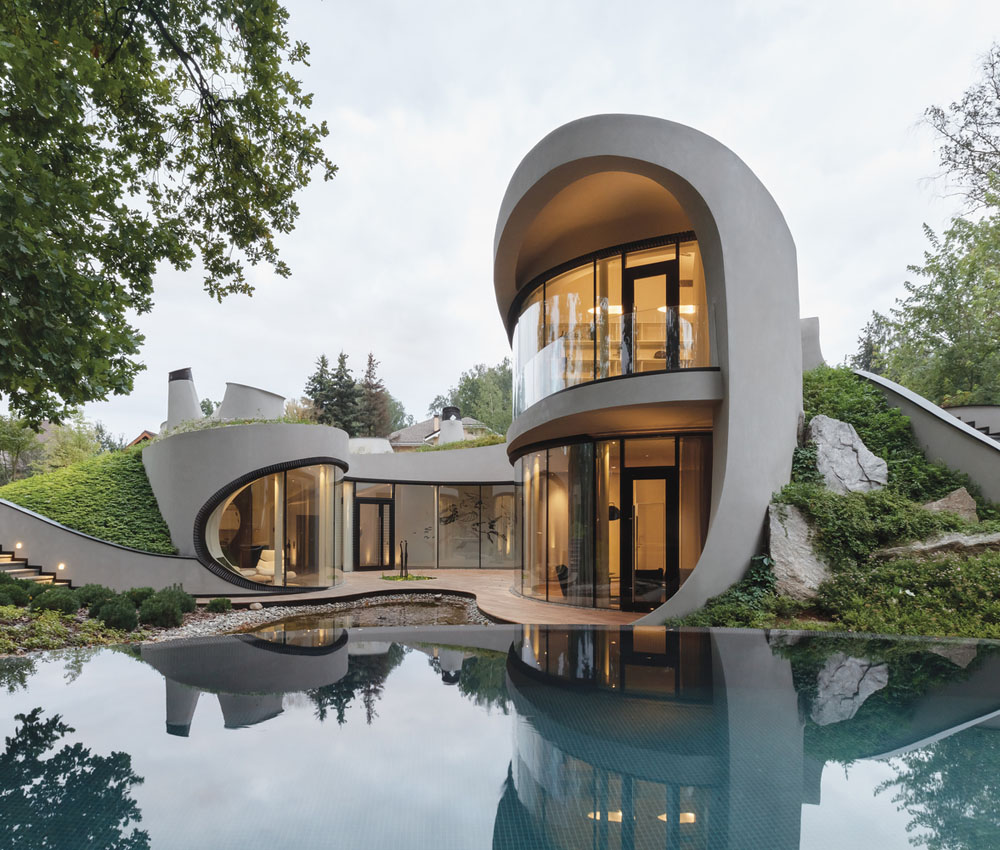 Sentuhan Masa Depan Pada Arsitektur Rumah Modern Gaya Futuristik Beddo Design Concept