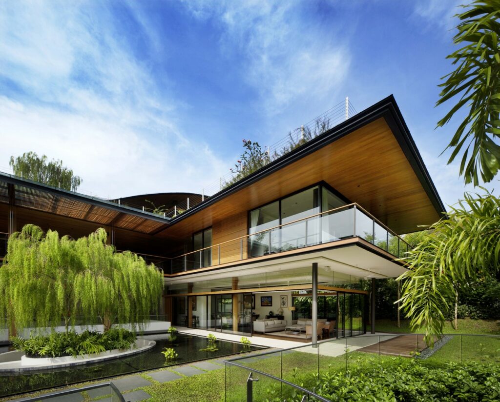 Konsep Arsitektur Tropis  Dengan Gaya Modern Bisa 