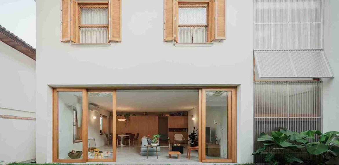 Bukaan jendela rumah untuk sirkulasi udara alami