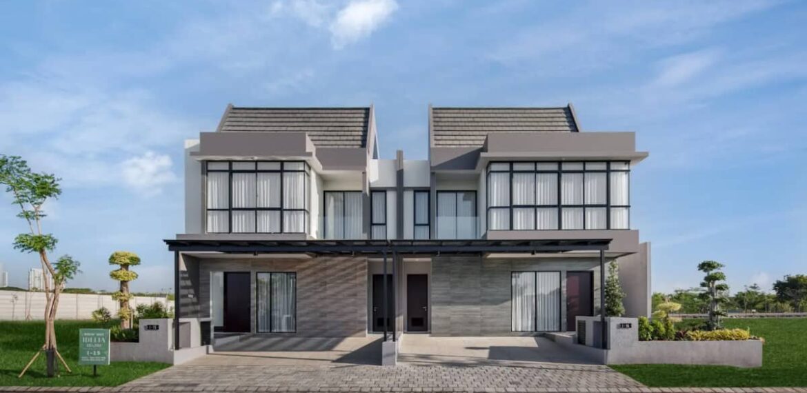 Rumah modern dengan konsep desain berkelanjutan