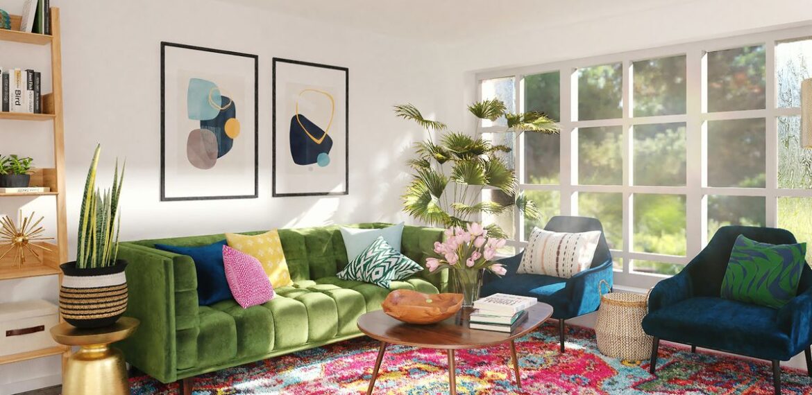 dekorasi ruang keluarga hangat dan elegan untuk hari raya fitri