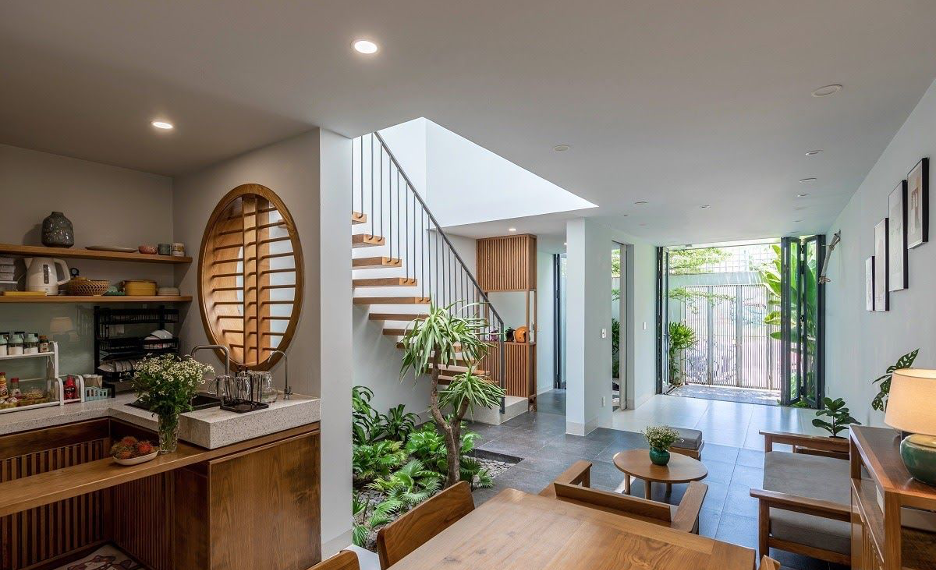 desain rumah compact modern di lahan terbatas