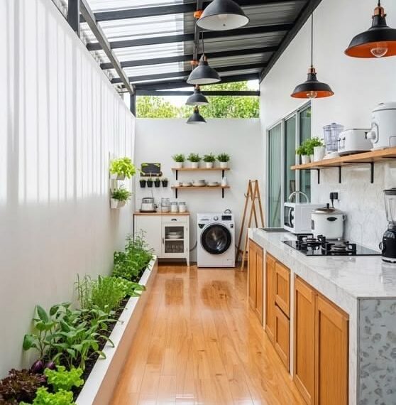 desain dapur kecil
