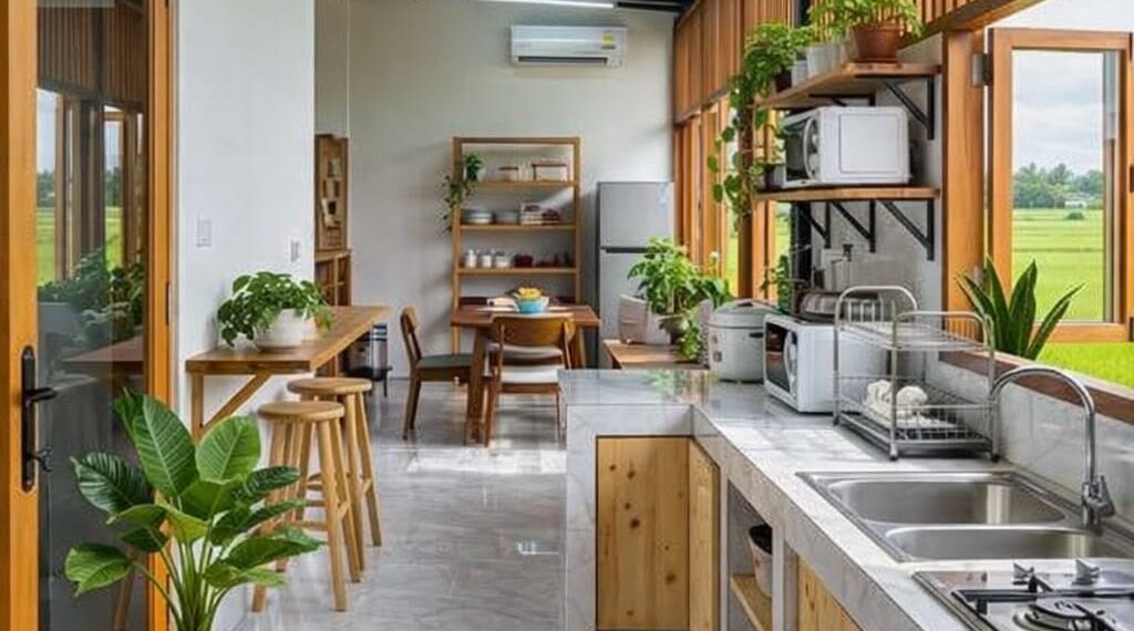 desain dapur kecil